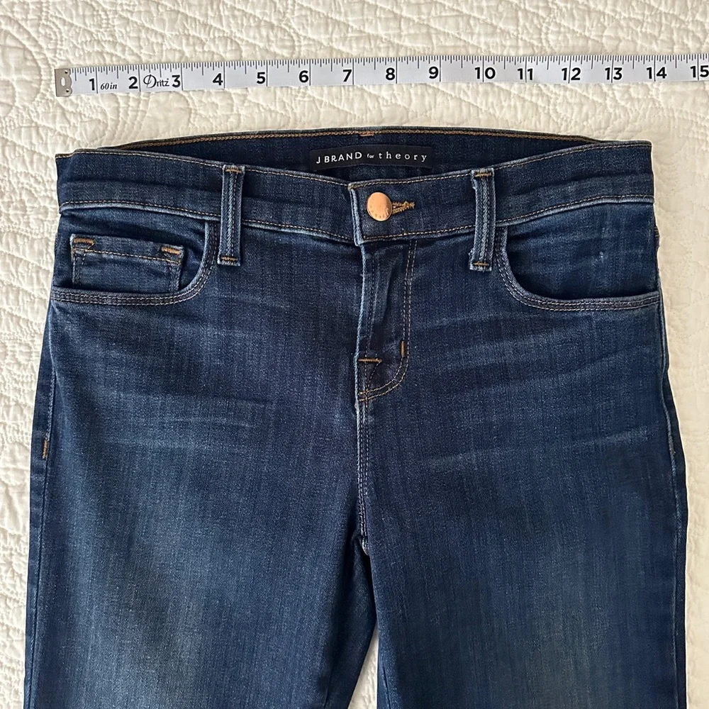 J Brand for Theory Rail Low Rise Skinny Jeans Denim Women’s 26 - Picture 8 of 11